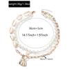 Seaside shell necklace versatile holiday jewelry niche design sense splicing chain collarbone chain