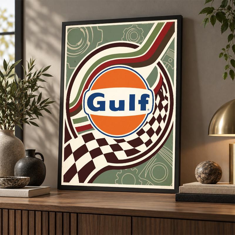 Gulf Diamond Painting Kit 5D Full Drill DIY Diamond Mosaic Wall Art Home Decor