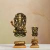 1/3PCS Asia India Thailand Elephant God Figure Sculpture Mini Vintage Brass Ganesha Statue Home Office Desk Decorative Ornament