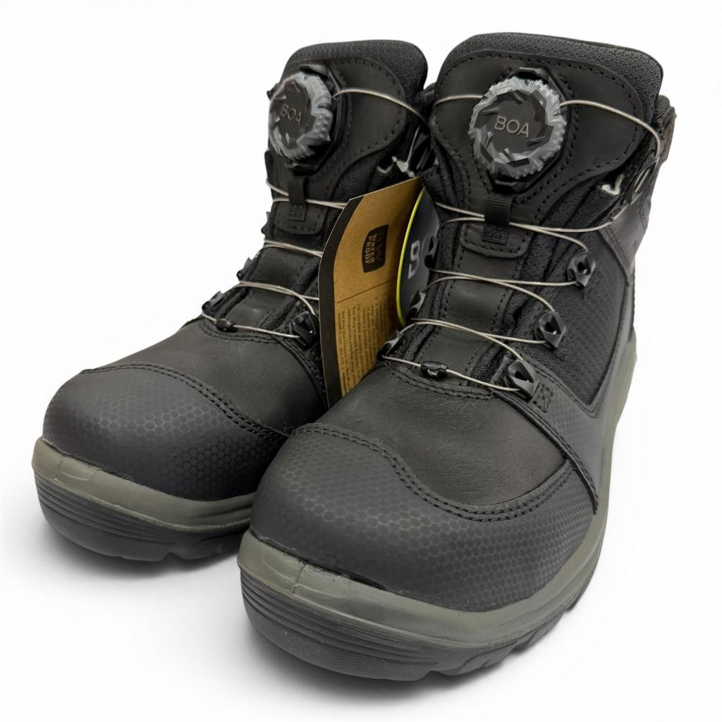 Pristine RED WING Boots Tradesman Black Leather Mens 26 6614 Used