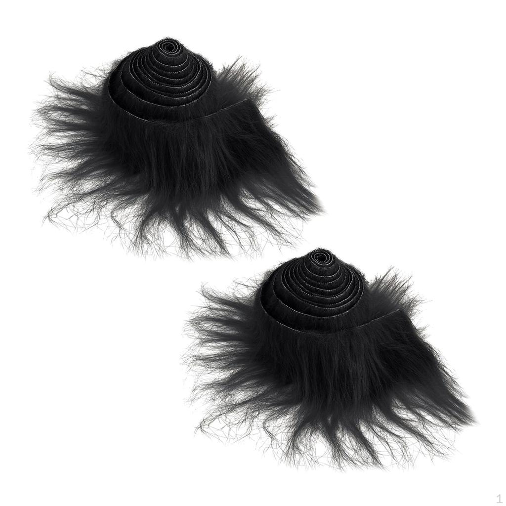 2 Pack Faux Shaggy for Toy Making And Festive Clothing Projects