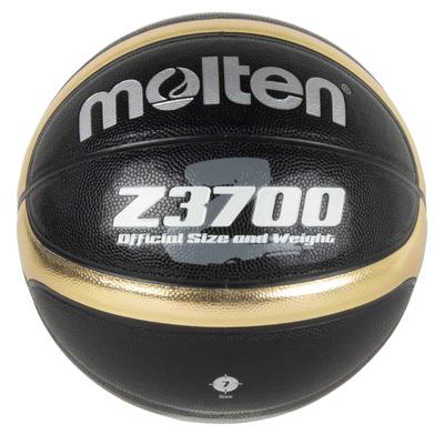 Molten Basketball, Size 7, Synthetic Leather, Black and Gold, B7Z3700-KZ