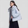 YAYA Women's Hooded Color-Block Down Jacket
