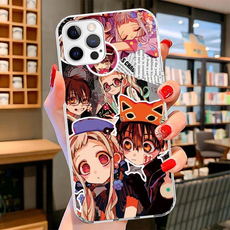 Toilet bound Hanako Kun Anime Cover Phone Case For iPhone 16 17 Air 15 14 Pro Max 16E Phone Case 13 Mini 12 11 7 SE 8 Print Patt