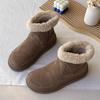 Gu Yunshu Snow Boots Thick-soled Winter 2024 New Lamb Wool Warm Northeast Large Cotton Shoes Casual Short Boots Women