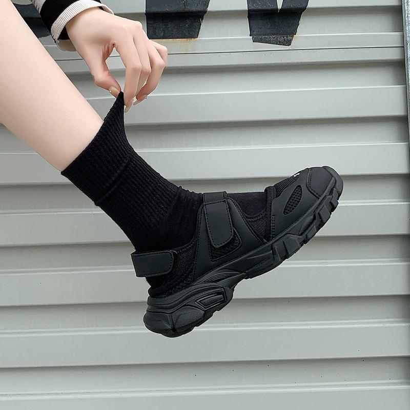 Fashion 2025 Outdoor Mesh Women's Vulcanize Shoes Platform Breathable Women Sneakers Comfortable & Versatile Hollow Ladies Casual Sandal