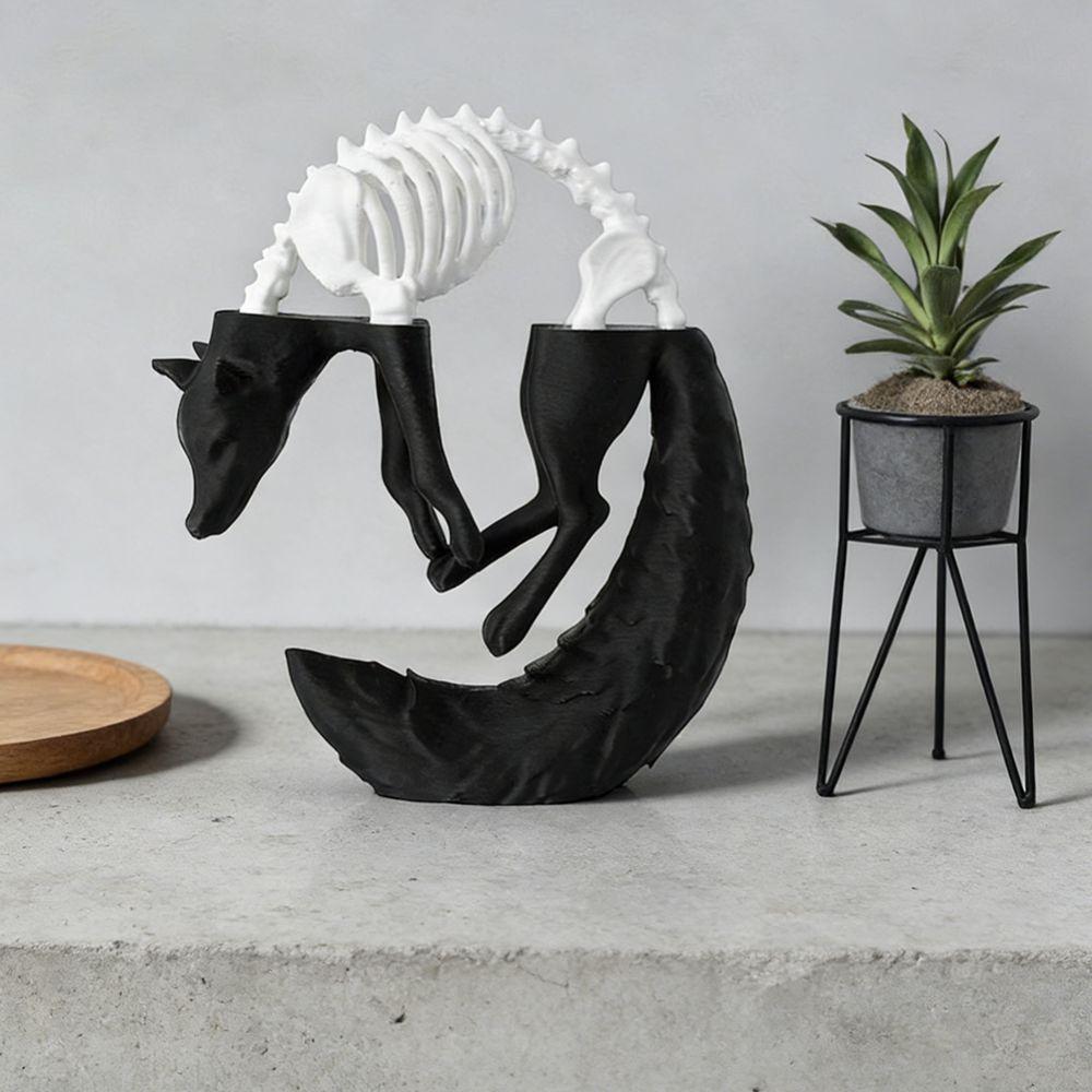 Simulation Wolf Desktop Decorations Creative 3D Printing Ornaments Home Decoration Edge Decoration