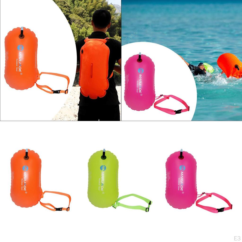 Swim Buoy Float Inflatable Wearable for Water Sports Snorkelers Outdoor