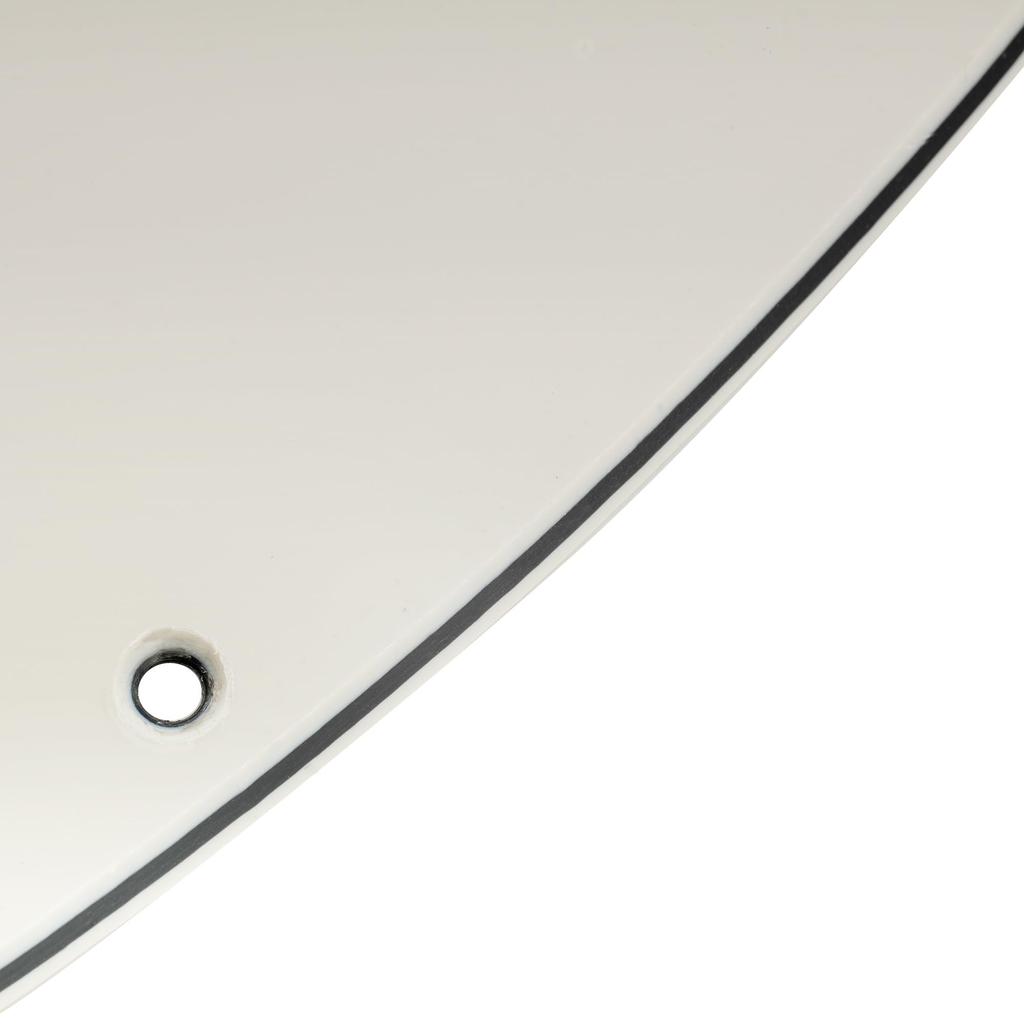 Musiclily Pro 13-Hole Bass Pickguard for SQ Affinity PJ Precision Bass, 3-Piece, Aged White