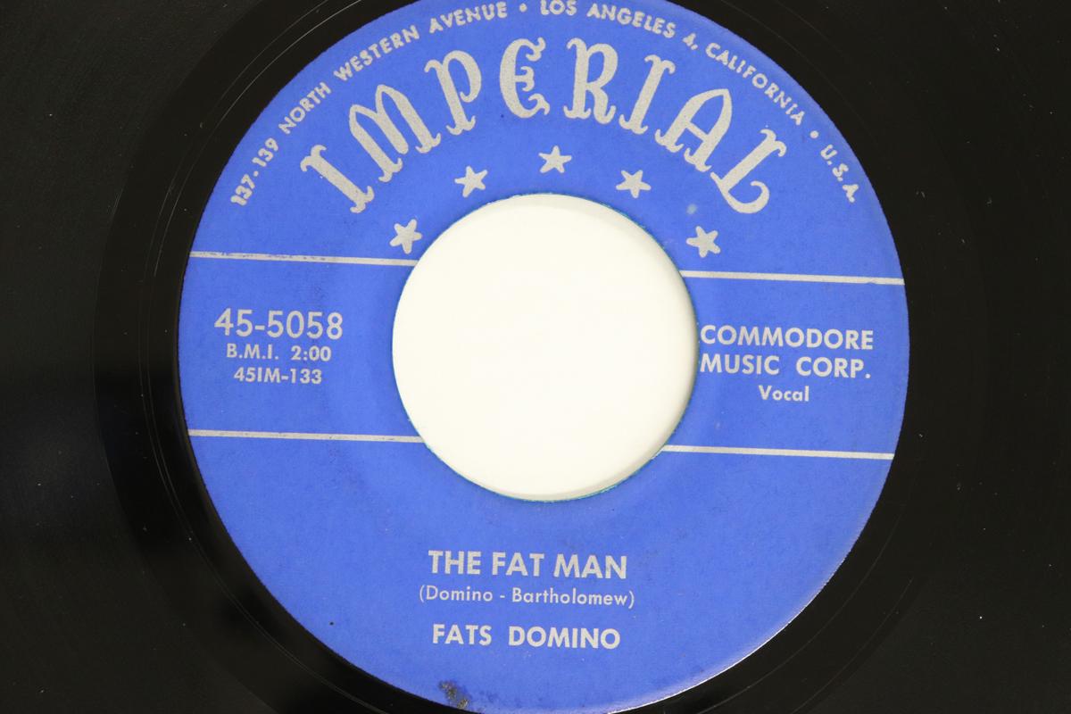 

7inch Record FATS DOMINO - Fat Man / Detroit City Blues 455058 IMPERIAL US Rock Used