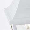 Lampadaire extérieur - BRILLIANT - NISSIE - Blanc - Métal/Verre - 1xE27 60W - IP44