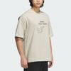 Adidas Graphic T-Shirt With Animal Print And Logo Men Tops Light-Grey JP4579