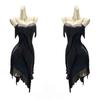 Latin Dance Performance Dress With Fringe Sequins Womens Sleeveless Backless Stage Costume Competition