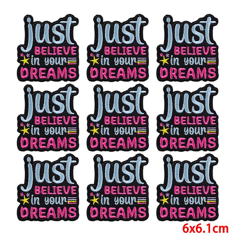 10 Pcs/lot Wholesale Embroidery Patch Iron On Patches For Clothing Patches On Clothes Jackets Decor Applique Sew Supplies