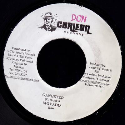 7inch Record MAVADO - Gangster NONE Don Corleon Rec 2007 Jamaica Reggae, Ska & Dub Used