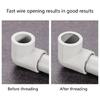 Electric Drill Adapter Hexagonal Adapter 1/2inch 3/4inch Water Pipe Inner Hole Opener Threader Maintenance Replacement