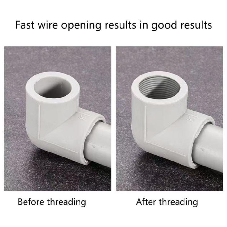 Electric Drill Adapter Hexagonal Adapter 1/2inch 3/4inch Water Pipe Inner Hole Opener Threader Maintenance Replacement