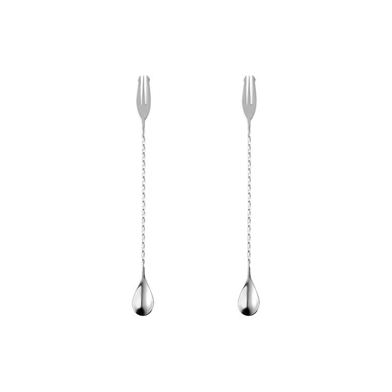 ZISIZ 304 Stainless Steel Cocktail Stirring Spoon