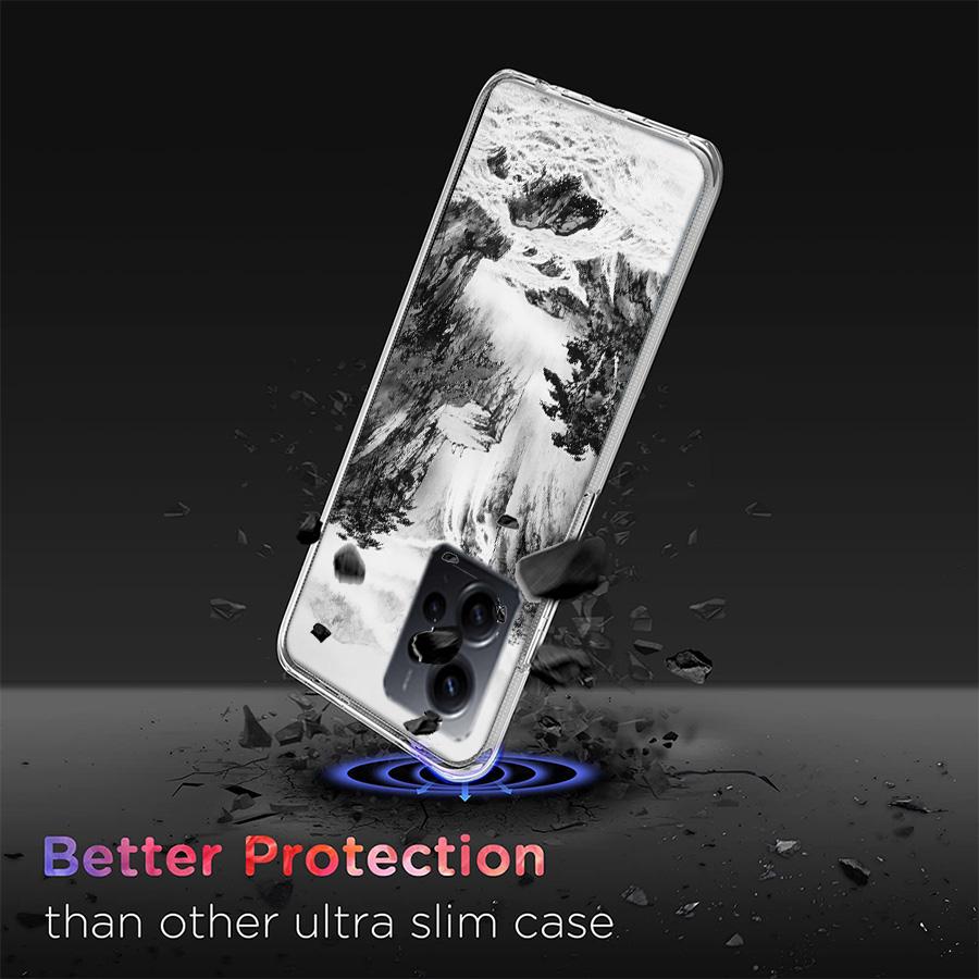 Chinese Style ink Painting Art Phone Case For Redmi 12 13C 12C 15C 9 10 10C Note 13 Pro Plus 14 15 Pro 9T 9C 9A TPU Soft Cover C