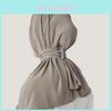 Modal Breathable Headscarf With Adjustable Strap And Button For Allseason Wear