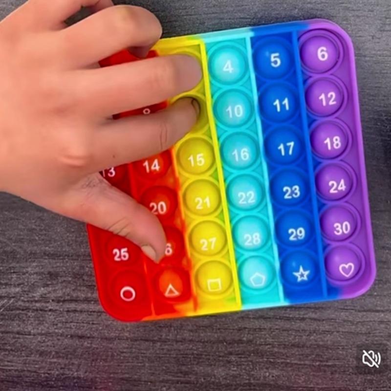 Hot Push Bubble Fidget Toys Adult Stress Relief Sensory Toy Antistress Soft Squishy Anti-Stress Gift Anti Stress Box Game