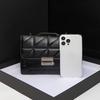 Hong Kong Style Retro Women's Crossbody Bag  New Fashionable and Versatile Chain Bag  Fashionable Diamond Shoulder Bag