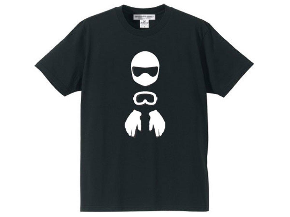 

[SPEED ADDICT] VMX Silhouette T-shirt (Vintage Motocross Silhouette T-shirt) S/S BLACK, Size Small