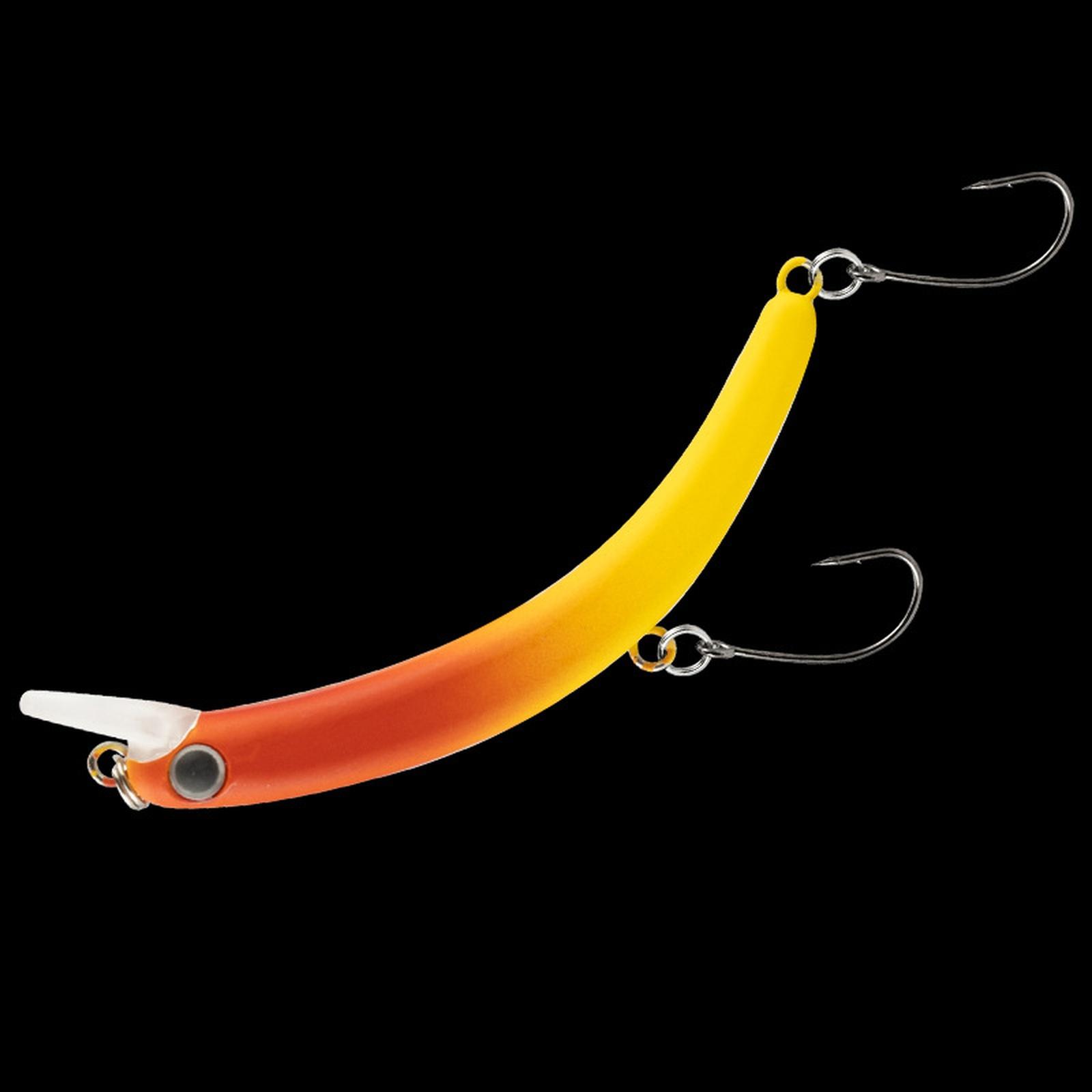 

Pack of 5 Sinking Fishing Wobblers 60mm 4g Floating Artificial Hard with Single Hook Jerkbait Bass Fishing one size жовтий