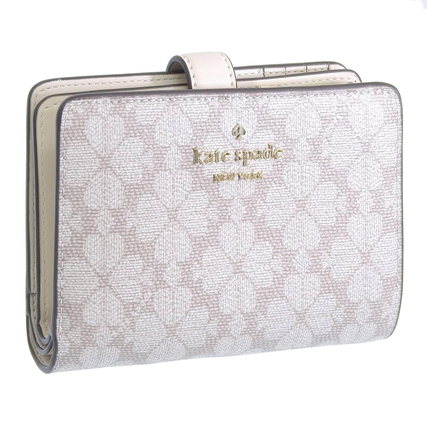 

Wallet Bifold Folding Wallet Compact Outlet Brand PVC Beige Multi SPADE FLOWER KG488 250 Kate Spade [Kate Spade] Women s [Item]