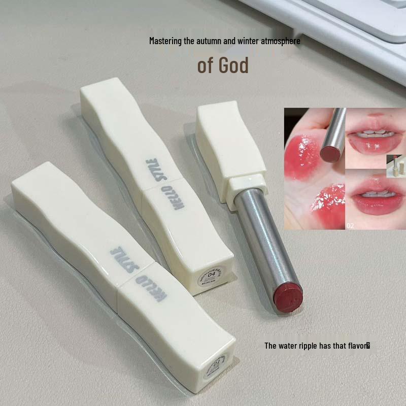 

Hello Style Feather Satin Lipstick: Hydrating, Plumping Nude with Mirror-Like Shine 2g