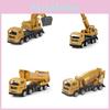 Kids Inertial Engineering Vehicle Excavator Bulldozer Alloy Simulation Model Boy Car Toy
