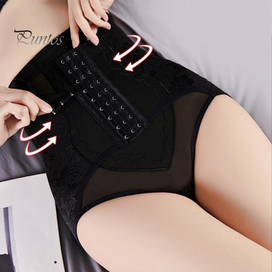 

Женские трусы с высокой талией, контролем живота, эластичной регулируемой застежкой спереди, с цветочной вышивкой, для похудения, послеродовые, мягкие, дышащие, с подтяжкой ягодиц