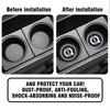 1/2pcs Silicone Car Coaster Water Cup Holder Anti-Slip Mat Car Badge Decor For Volvo Rdesign Xc90 Xc60 S40 S60 S80 V40 V50 V60