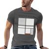 Composition No 1 Grayred  Piet Mondrian  Exhibition Poster Tshirt Perforunisexce Workout Short Sleeve Tee