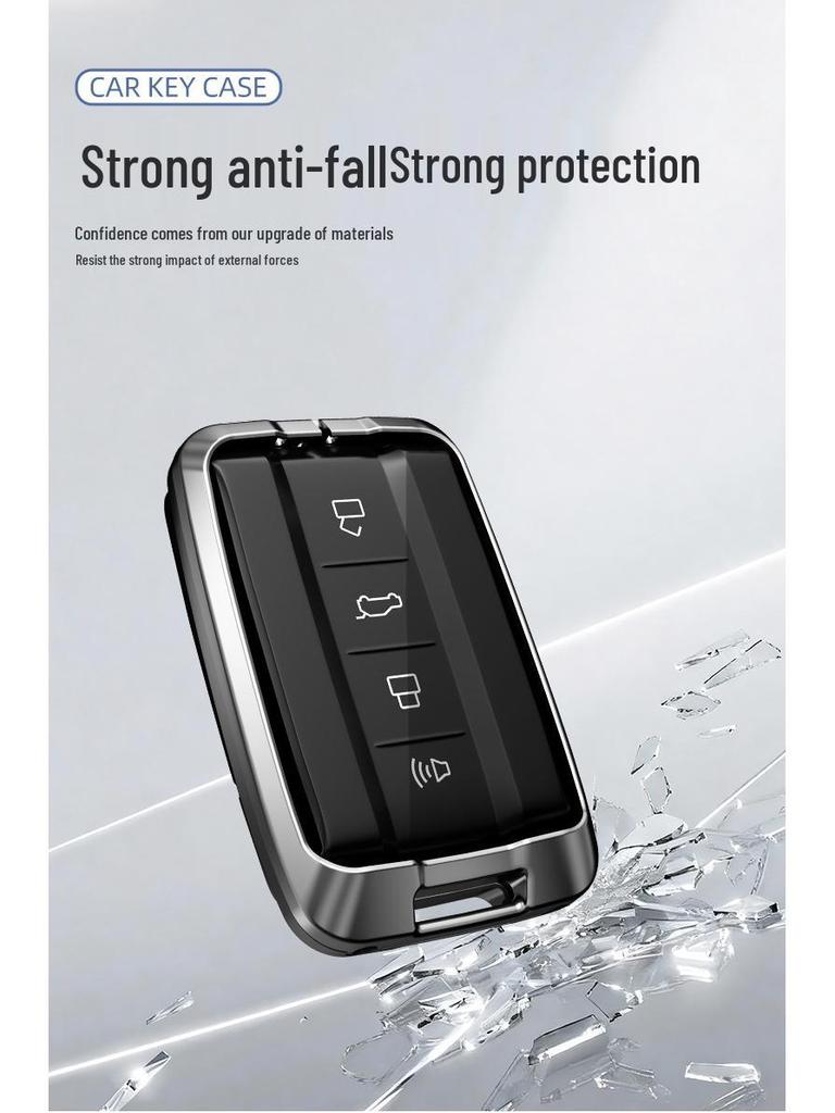 Tank 300 Key Cover Set: New Shell and Buckle Wrap for Wey Tank 300 Keys