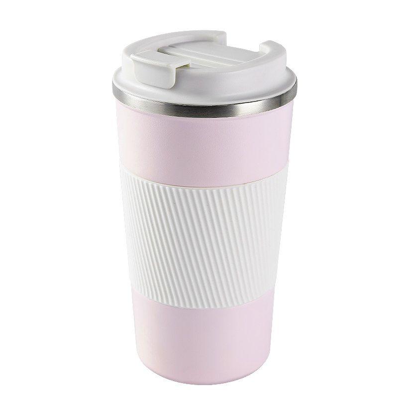 Coffee Cup with High Aesthetic Value, Large Capacity, Insulated Cup with Ceramic Inner Coating, Portable Cup for Men and Women, Office Tea Cup