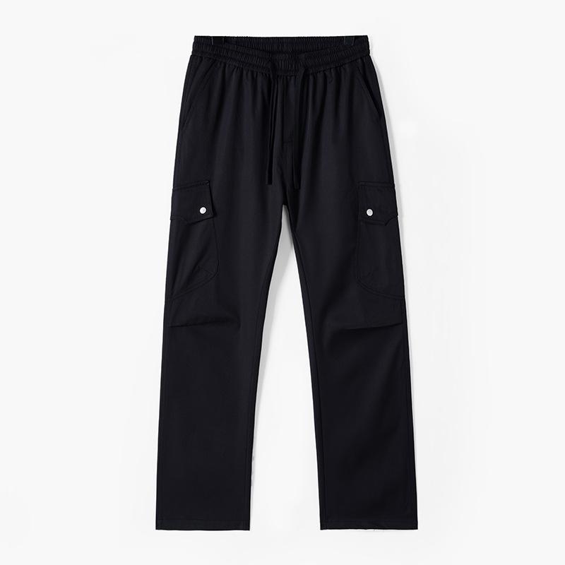 Minger | American trendy brand multi-pocket tooling shock pants men's trend versatile loose straight casual long pants