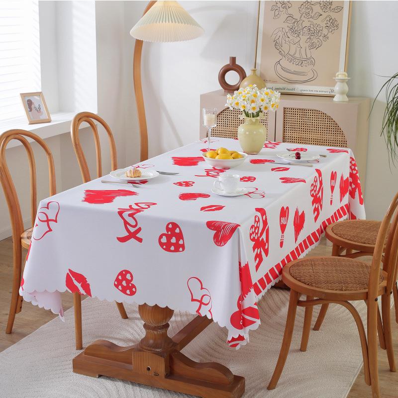 Față de masă 1BUC masă de sufragerie impermeabilă și rezistentă la grăsimi, tapițată cu țesătură din poliester