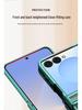Samsung Z Flip Ultra-Thin Transparent Electroplated Drop-Proof Case Set for Models 7/6/5/4/3