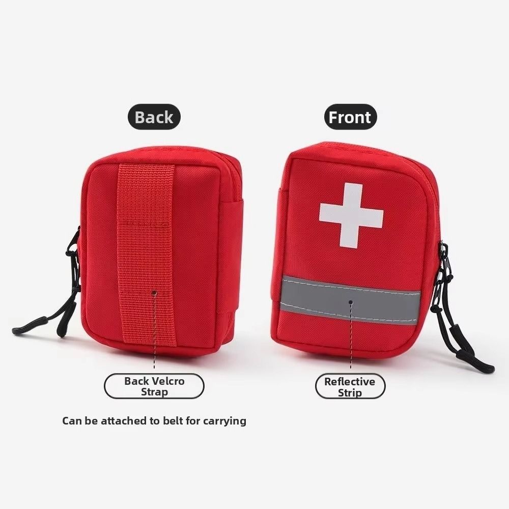 Portapillole Vuoto da Viaggio Organizzatore Custodia Impermeabile per Pillole Borsa di Emergenza Uso Domestico