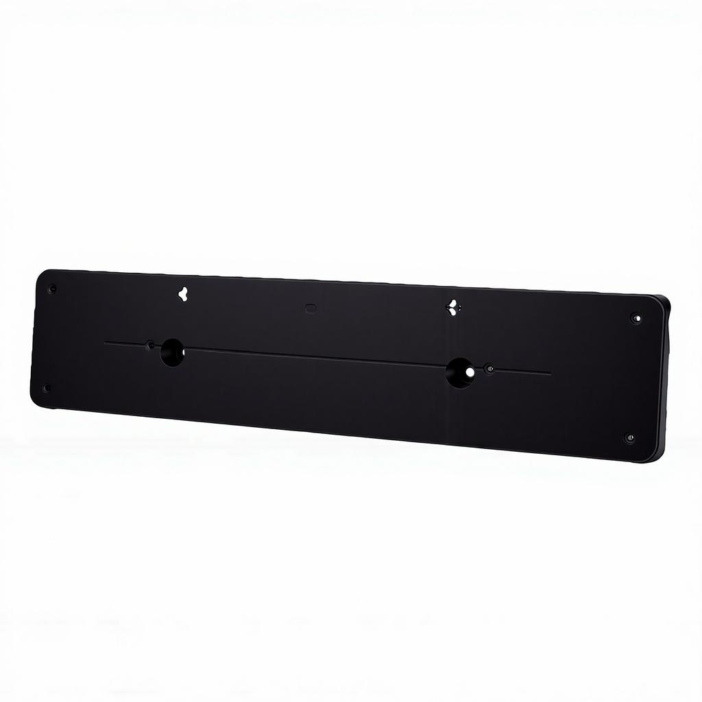 Front Bumper License Plate Holder Replacement for GLS Class X166 2016 2019 A1668850481 License Plate Bracket for EU Cars