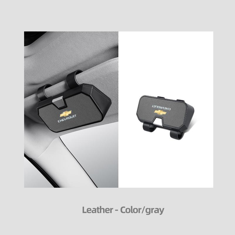 Boîte à lunettes pare-soleil de voiture Clip pour lunettes de soleil Porte-carte Ticket Pour Chevrolet Corvette Montana TrailBlazer Silverado Traverse Camar