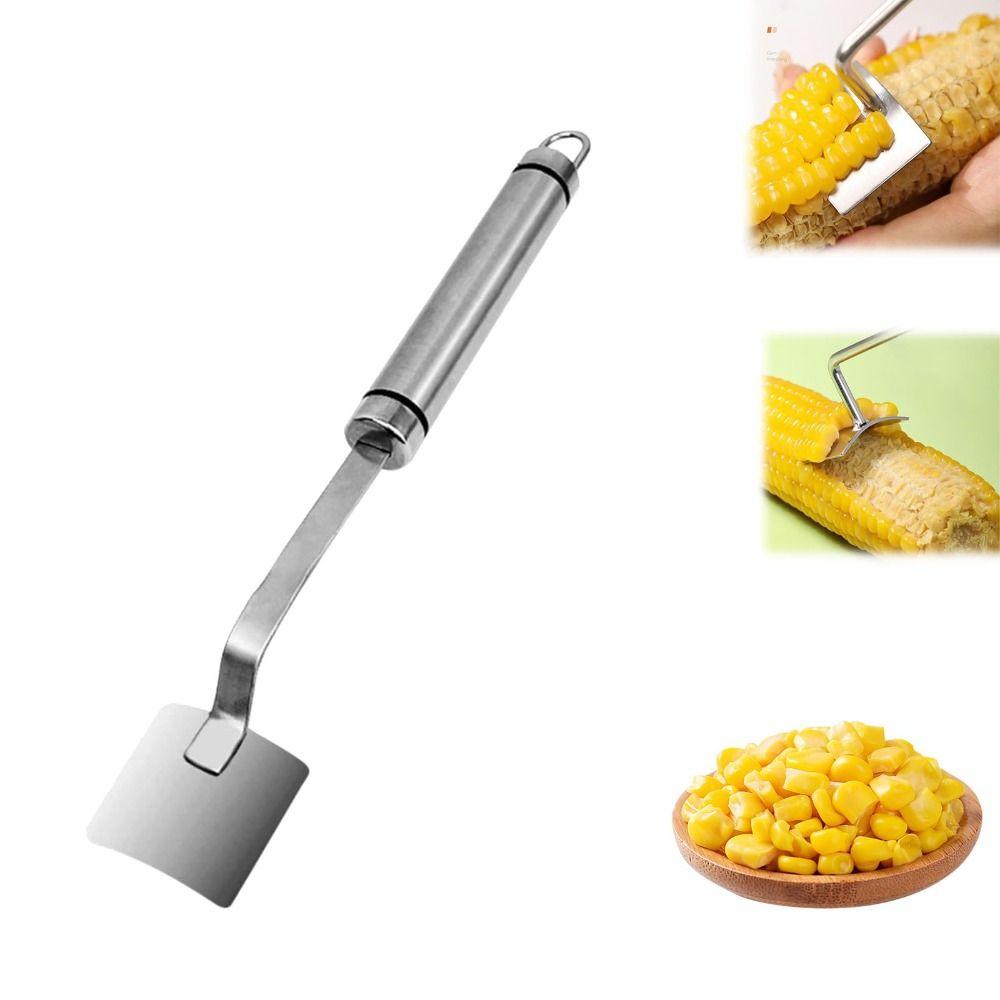 Planer Tool Corn Cob Peeler Stainless Steel Corn Thresher  for Home Kitchens