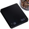 Coffee Scale with Timer Precision LED Display Rechargeable Weight Measuring Digital Coffee Scale for Pour Over Weighing Brewing