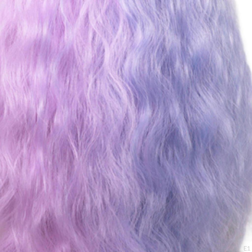 BJD Doll Hair Wig Accessories Handcraft Replacement Decor Handmade Sturdy Fashion Girl Gift for 20cm