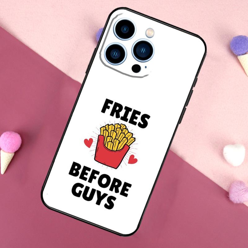 French Fries Before Guys Phone Case For iPhone 16 15 14 13 12 11 Pro X XR XS Max Plus Soft Shell TPU Cover