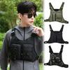 Outdoor Sports Chest Bag for Men Front Running Vest Bag with Multiple Compartments EDC Travel Chest Pack for Workout Cycling Hiking