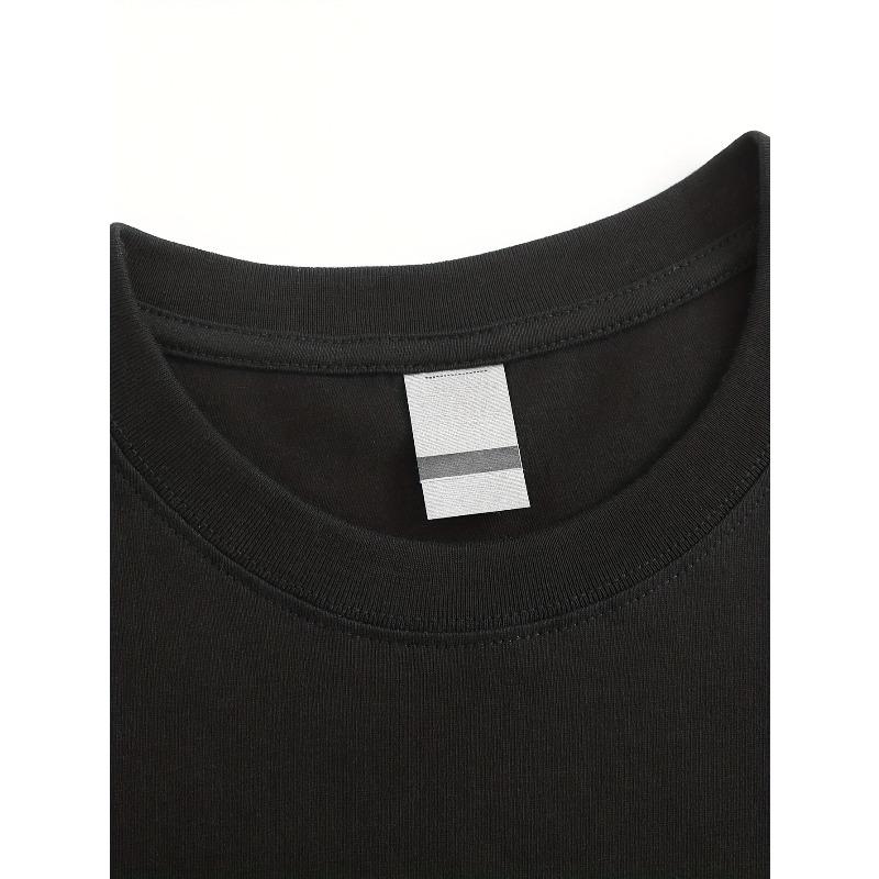 Men'S T-Shirt | Striking Yellow Trap Letter Print, Urban Street Casual Crew Neck Short Sleeve, Machine Washable, Suitable for Casual Occasions