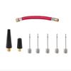 8pcs/Set,Air Pump Inflator Extension Hose for Bike Pump Adapters, Ball Pump Needle, Balloon Inflatable Toys Nozzle Inflator Adapter Air Pump