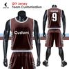 Personalized Throwback Basketball Jersey Printed Logo Polyester Mesh Basketball Shirts Quick Dry Sleeveless T Shirt ZL1392